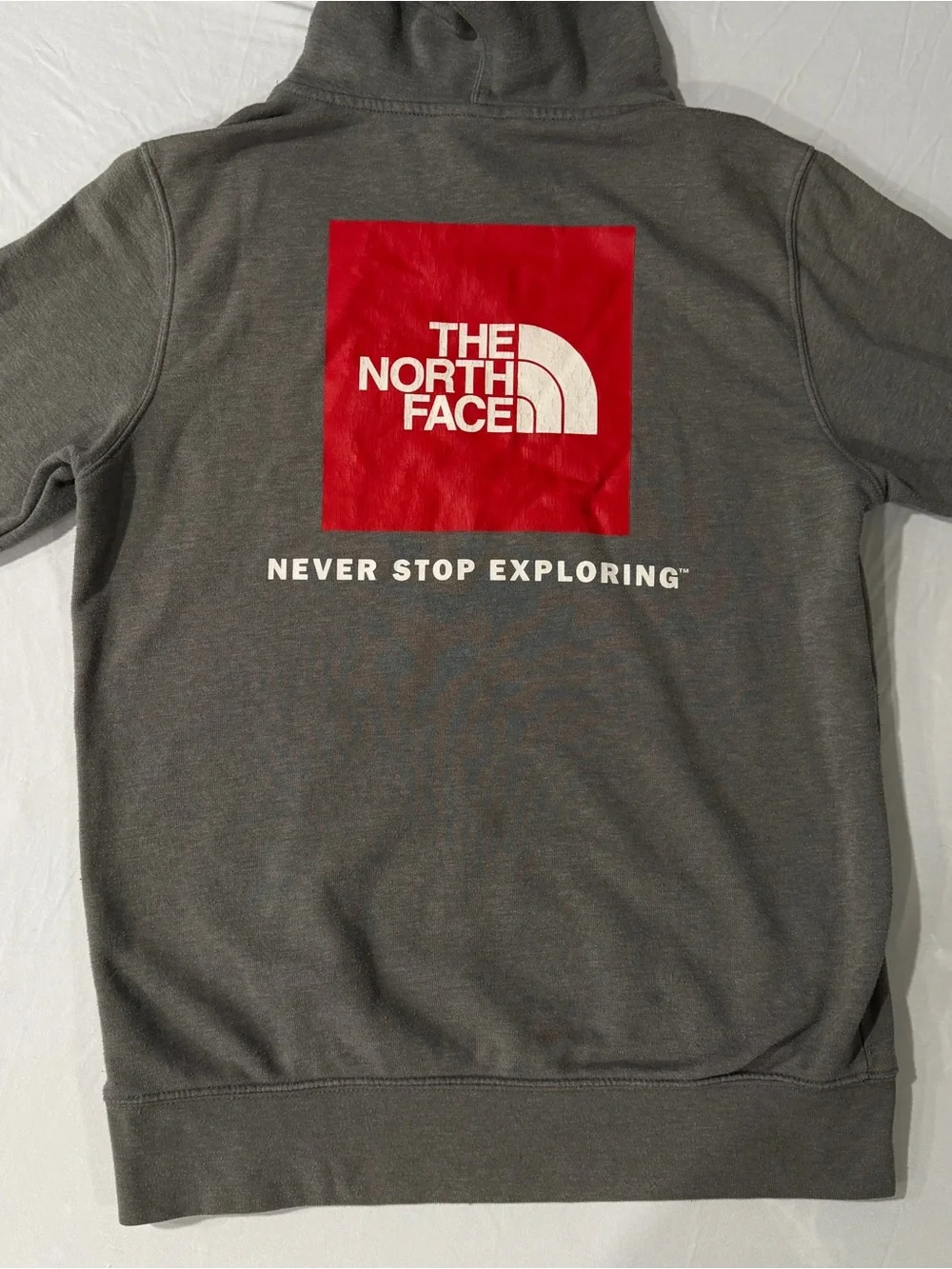 The North Face Men's Dark Gray Crewneck Hoodie Pullover